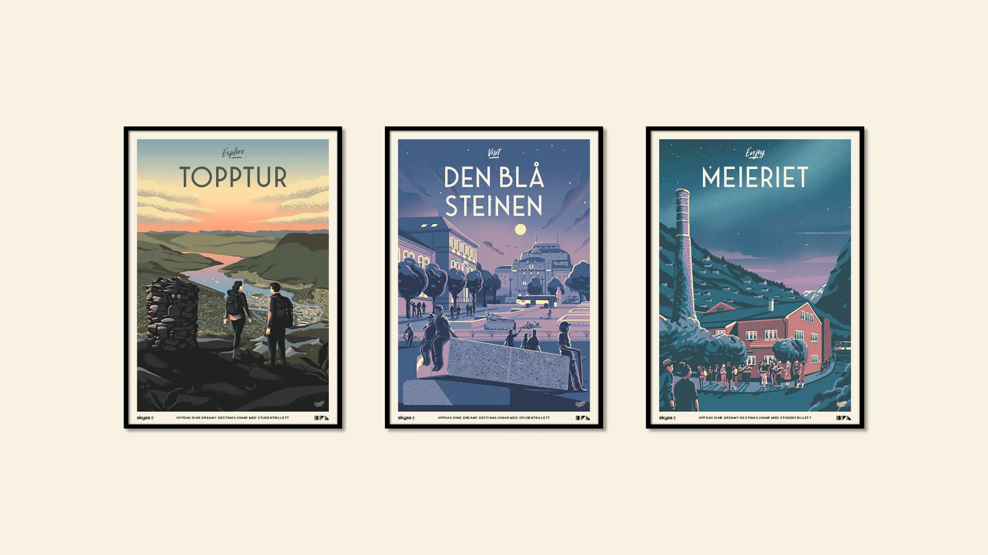 Stjel din destinasjon - kunstutstillingen du kan stjele med deg hjem